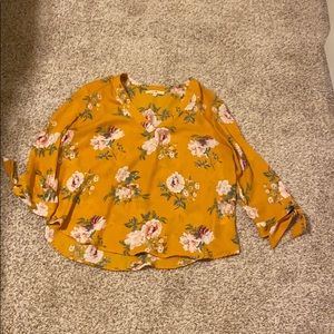 Yellow Floral Shirt